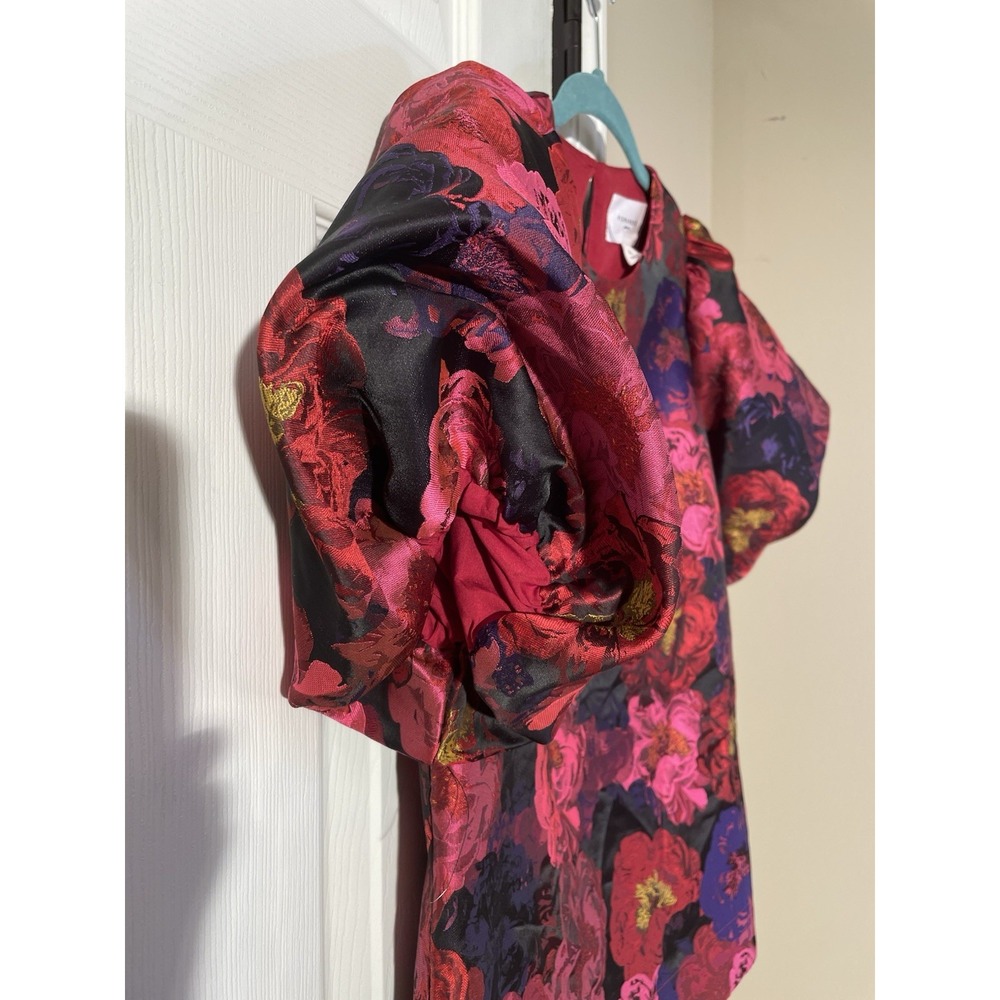 Tuckernuck + Pomander Place Camellia Jacquard Lyla Puff Sleeve Blouse | XS - Picture 7 of 7